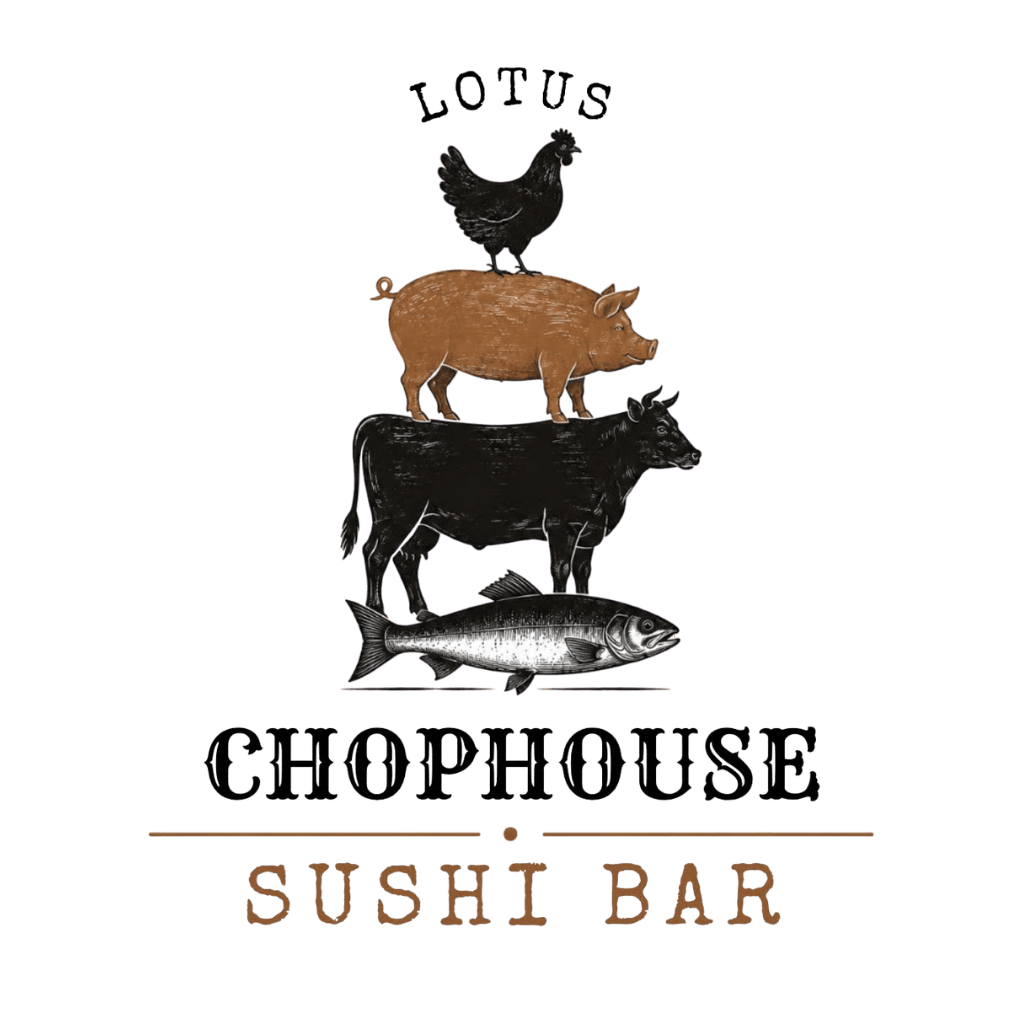 Lotus Chophouse & Sushi Bar Emblem Left